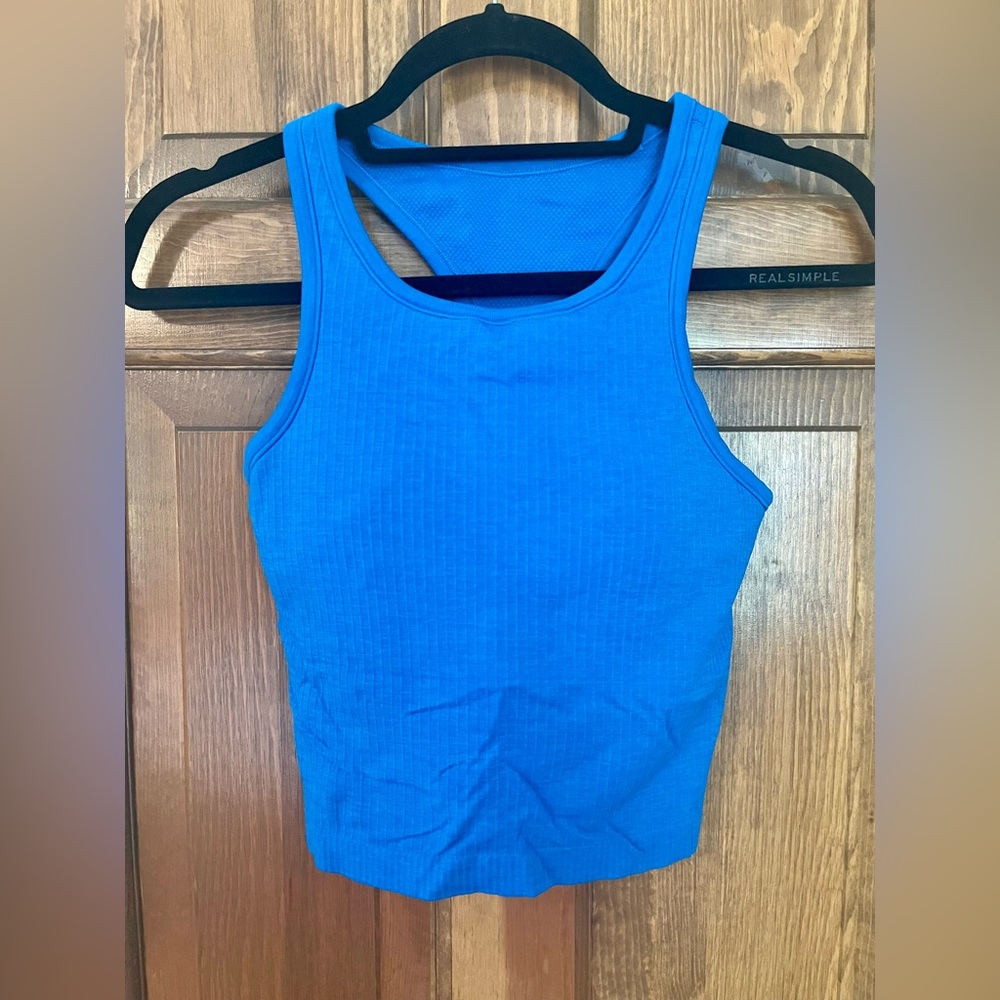 Lululemon Ebb to Street Cropped Racerback Tank Top